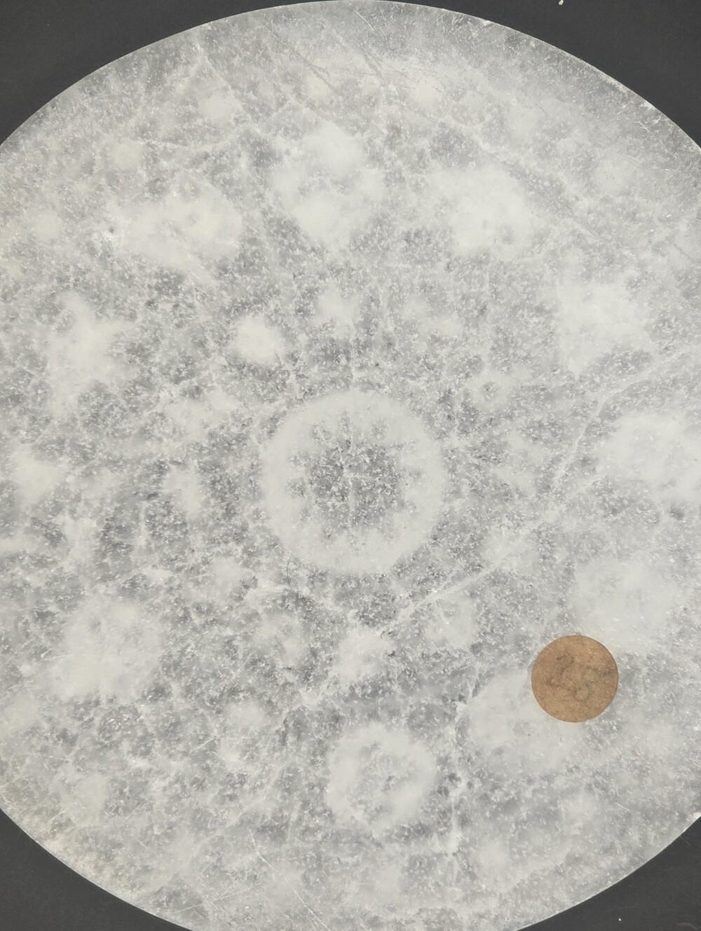 6" Selenite Crystal Zodiac Wheel Charging Plate Altar Decor - Picture 3 of 10